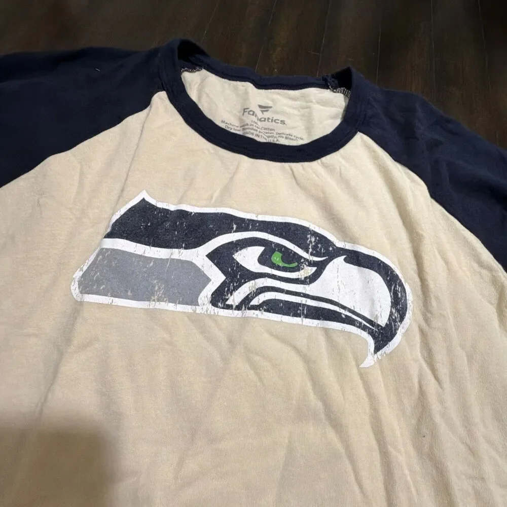 Fanatics Seattle Seahawks Women's T-shirt Size Large METCALF #14 Jersey